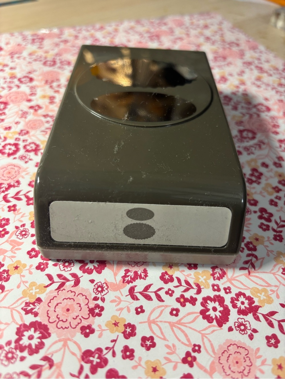 Stampin up double oval punch